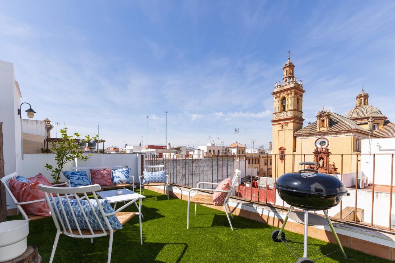 Tentudia Charming Apartments With Private Roof-Top Or Patio In San Bernardo By Ocityzen Sevilla Exterior foto